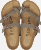 Birkenstock Mayari Pantoufle Senior Femme Cuir Caoutchouc Synthétique Gris