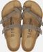 Birkenstock Mayari Pantoufle Senior Femme Cuir Caoutchouc Synthétique Gris