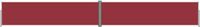 vidaXL - Windscherm - uittrekbaar - 160x1200 cm - rood