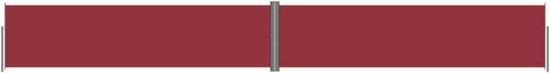 vidaXL - Windscherm - uittrekbaar - 160x1200 cm - rood