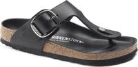 Birkenstock Dames Slippers Gizeh Big Buckle - Zwart - Maat 42