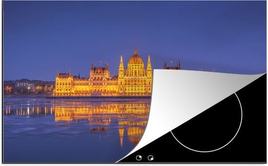 KitchenYeah® Inductie beschermer 77x51 cm - Hongaars parlementsgebouw - Inductiebeschermer