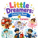 Little Dreamers Coloring Book of Future Careers