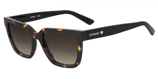 Moschino Love MOL087/S Havana Zonnebril Vrouwen Bruin