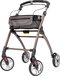 WheelzAhead Rollator - Lightweight - Indoor - Grey - With Basket