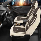 Bremer Sitzbezüge GmbH Autostoelhoezen voor VW Passat Bj ab 2014 – Stoelhoezen voor bestuurder en passagier in Beige/Bruin