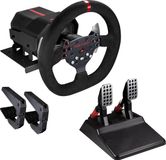 FR-TEC FT7015 Game Controller Zwart, Rood Stuurwiel + Pedalen