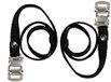 cyclingcolors 2 x pedaalriem fiets nylon hometrainer racefiets zwart pedaal haak pedalen