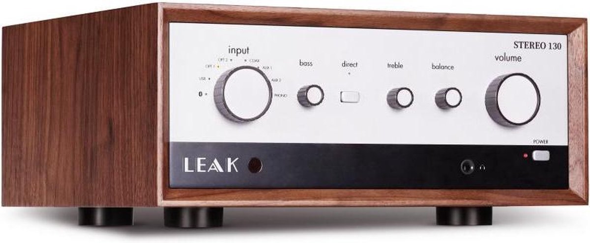 Leak STEREO 130 Versterker - Walnoot