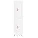 vidaXL Hoge kast, wit, 34,5 x 34 x 180 cm, houtvezel