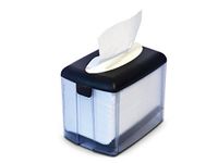 Bulky Soft BS-01342 "System One" tafeldispenser voor dispenserservetten, grijs/transparant