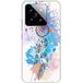 Xiaomi Bedrukt siliconen hoesje compatibel met Xiaomi 14 Pro Dreamcatcher color