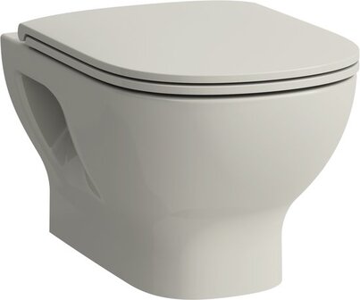 Laufen Lua Wandcloset - 36x52x34.5cm - Zonder Spoelrand - Pergamon