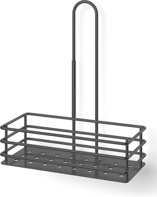 ZACK Iparo douchemandje klein Zwart - Metaal - Modern - 3 jaar garantie