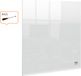 Nobo Draagbaar Mini A4 Whiteboard voor aan de Muur - 30 x 30 cm - Inclusief Whiteboard Marker en Bevestigingsmaterialen - Transparant Acryl