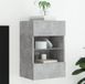 Prolenta Maison Exclusive - TV-meubel met LED-verlichting, betonkleur, 40x30x60,5 cm