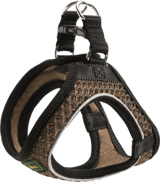 Hunter Hilo Comfort Hondentuigje - Bruin - Maat S (42-48 cm) - Reflecterend