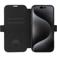 BlueBuilt Apple iPhone 16 Pro Max Book Case Leer Zwart