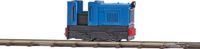 Busch 12116 H0f Locomotief diesel Gmeinder 15/18 bleu, ouvert