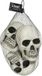 Amscan Doodskoppen - 3x stuks - 10 cm - kunststof - schedels - Halloween - Horror