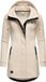 Ragwear Dames Lange jas Letty Intl. Beige Melange24 3XL