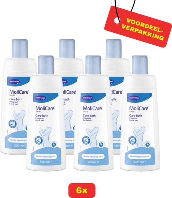 6X Molicare® Skin Verzorgingsbad - 6 x 500ml - Voordeelverpakking!