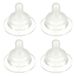 Difrax Flessenspeen Papspeen Wide - Maat Extra Large - 4 stuks