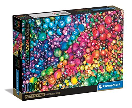 Clementoni ColorBoom Collection - Marbles Puzzel - 1000 stukjes