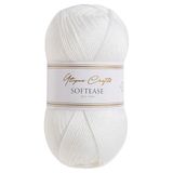 Utopia Crafts Softease breien en haken Yan 100 g (wit)