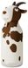 Asobu Bestie Kinderdrinkfles met rietje, geïsoleerde roestvrijstalen fles, 420 ml, met geitenkop, lekvrij en BPA-vrij