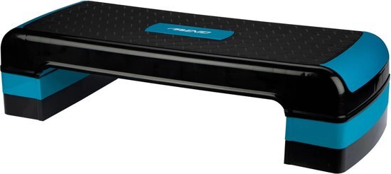 Avento Fitness Stepbank Groot - Zwart/Blauw