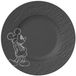 Villeroy & Boch Manufacture Rock Mickey Mouse ontbijt-/dessertborden, set van 6, ø 21,7 cm, zwart, porselein