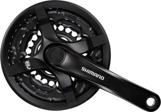 Shimano FC-TY501 Tourney Crankset - Triple - 24/34/42T - Black