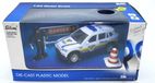 Jonotoys Voiture de police moulée sous pression avec son agent et panneaux