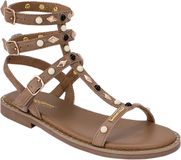Les tropeziennes par M. Belarbi Les Tropeziennes Corika leren sandalen dames beige maat 38