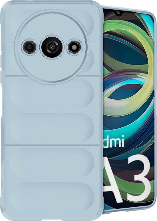 iMoshion EasyGrip Backcover Xiaomi Redmi A3 - Lichtblauw