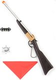 Funny Fashion Cowboy Accessoireset 4-delig (Geweer, Kogels, Bandana, Sheriffster)