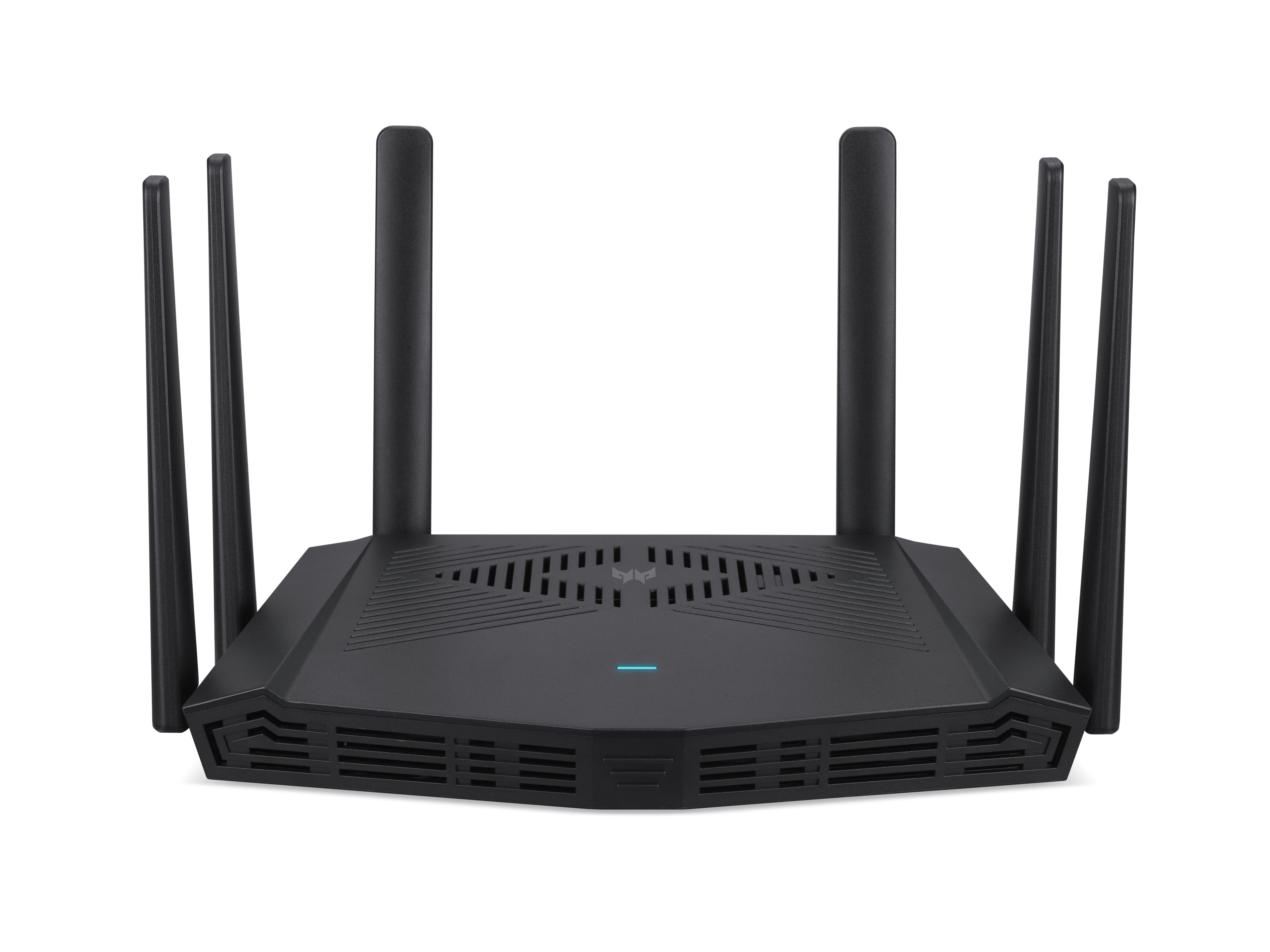 Acer Predator Connect W6x - Wi-Fi 6 Router - 6000 Mbps - Tri-band - 6 Antennas - 4x LAN - 2.5 Gigabit