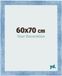 Your Decoration Cadre photo 60x70 cm MDF Clair Bleu Brossé Pisa