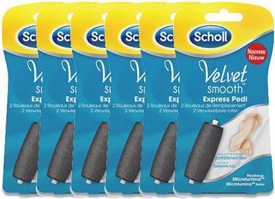 Scholl Velvet Smooth Verwisselbare Rollers Diamantkristallen 2x Regular Voordeelverpakking