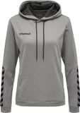 Hummel Authentic Poly Hoodie Dames - Grijs