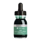 Lefranc Bourgeois 301280 Nan King kalligrafie- en tekeninkt (watervast, hoge kleurdiepte, waterverdunbaar, voor tekenen) - 30ml fles, Green