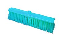 Maya Professional Tools 15010-2 straatbezem FBK/levensmiddelhygiene met harde borstelharen, 500 mm x 60 mm, blauw