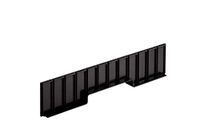 PARAT Langsbalk (binnenindeling voor gereedschapskoffer, hoogte 88 mm, kofferindeling) 900033161