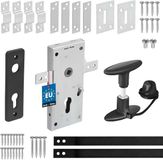 KOTARBAU® Garagedeurslot, Kanteldeurslot, Verzinkt Staal, 60 mm, Zilver