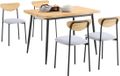 SoBuy OGT52-N Table à manger 5 pièces avec chaises confortables