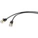Renkforce RF-4538184 Câble réseau Noir 0,25 m Cat8.1 F/FTP