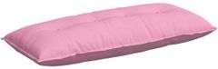 vidaXL Coussin de dossier Rose 120 x 19 x 50 cm Tissu