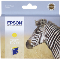 Epson inktpatroon Yellow T0744 single pack / geel