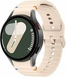 Wave Sportband met aansluitknop - Lichtroze - Samsung Galaxy Watch 6 - 40mm & 44mm